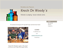 Tablet Screenshot of knockonwoody.com